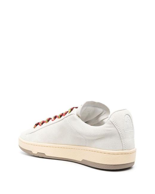 Lanvin White Curb Lite Low Top Sneakers Shoes
