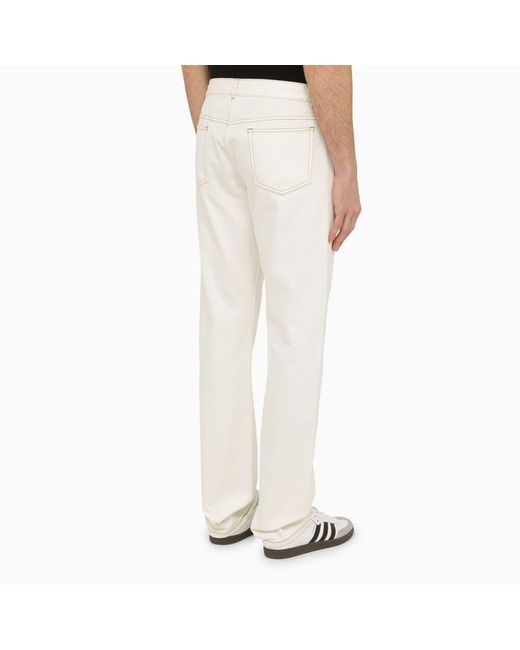 A.P.C. White X Nrl Écru Denim Trousers for men