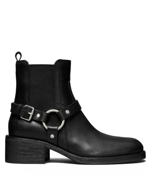Tory Burch Black Moto Boot '50Mm'