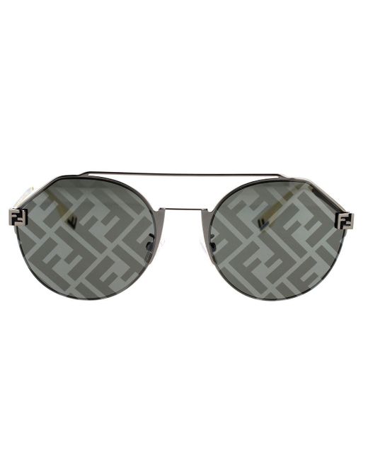 Fendi Gray Sunglasses