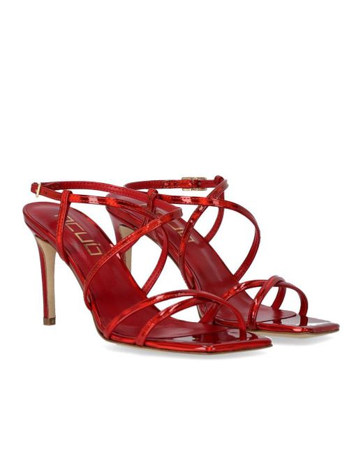 NCUB Prewi Red Heeled Sandal