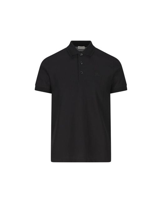 Burberry Black T-shirt And Polo Shirt for men