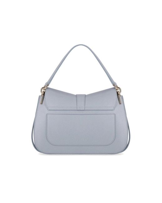 Furla Gray Flow Mini Nuvola Handbag