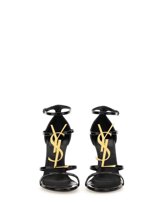 Saint Laurent White Cassandra Sandal