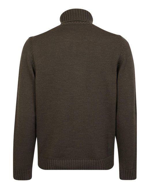 Zanone Brown Knitwear for men