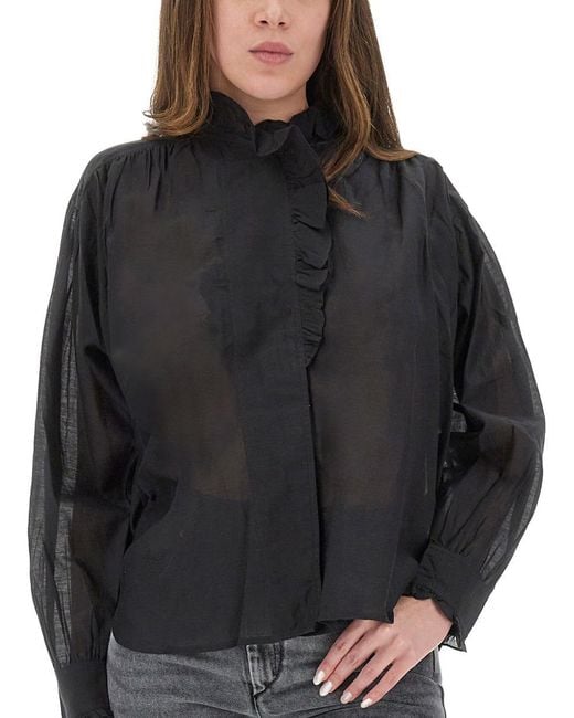 Isabel Marant Black Pamias" Top