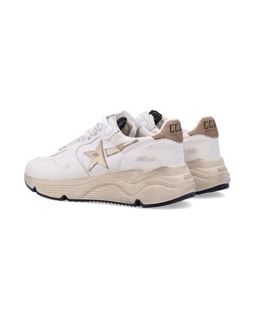 Golden Goose Deluxe Brand White Running Sole Sneakers