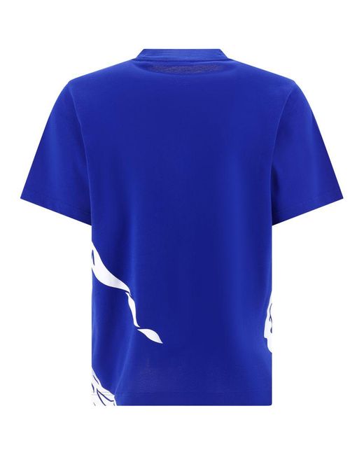 Burberry Blue "Ekd" T-Shirt for men