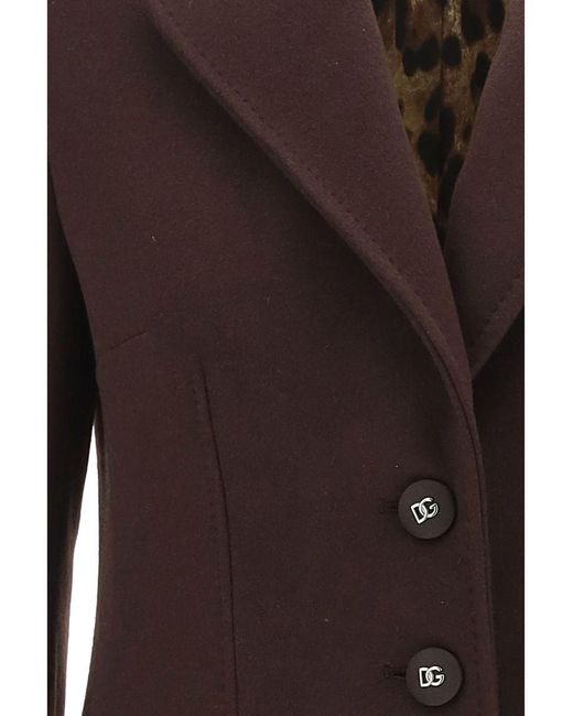 Dolce & Gabbana Brown Coats