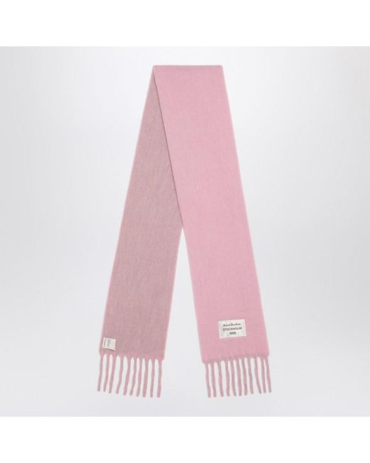 Acne Pink/lilac Scarf In And Blend