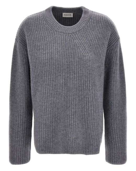 P.A.R.O.S.H. Gray Cashmere Sweater Sweater, Cardigans