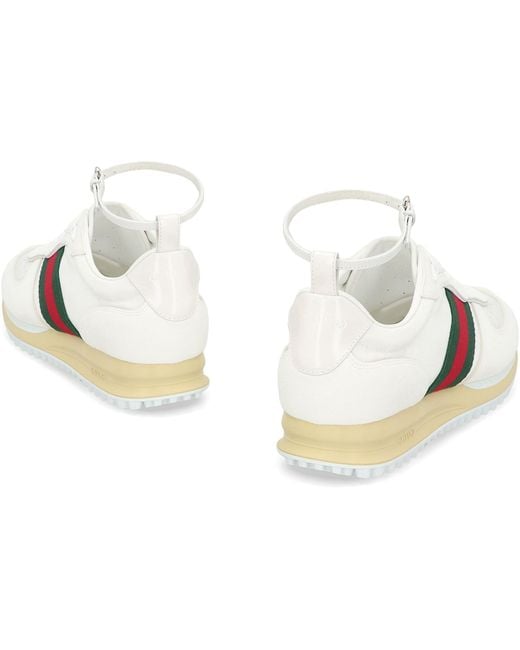 Gucci White Re-Motion Sneakers