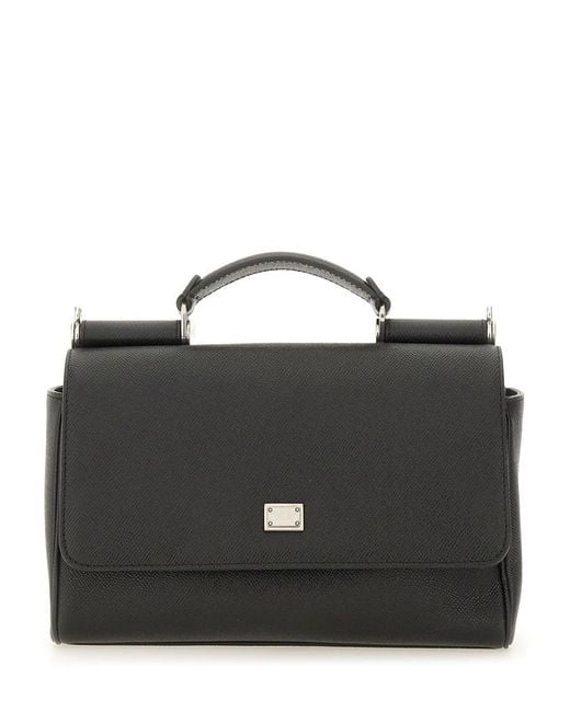 Dolce & Gabbana Black Dpp- Bag "sicily" for men