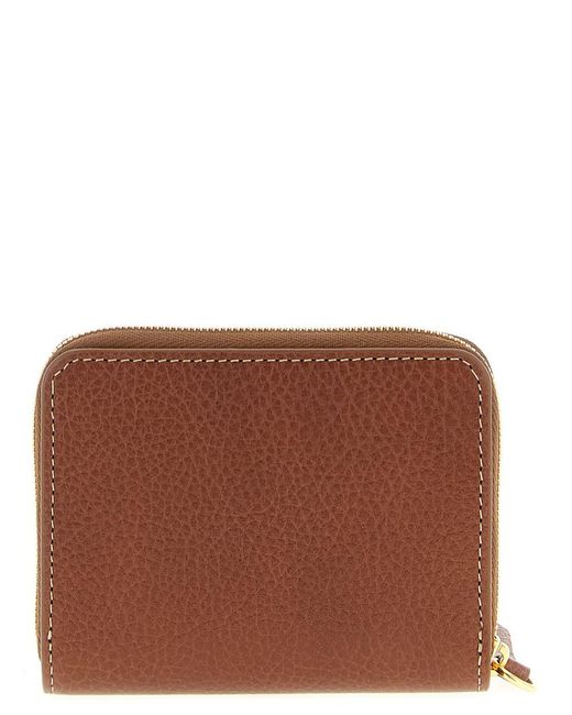 Mulberry Brown 'Zip Around' Wallet