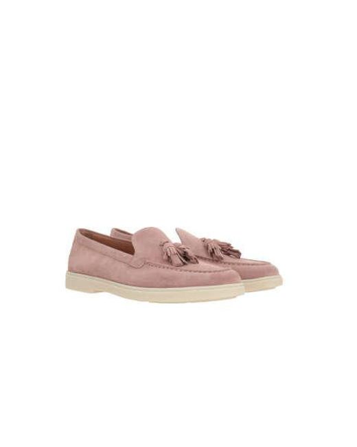Santoni Pink Flat Shoes