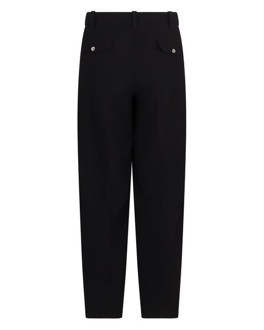 Emporio Armani Black Technical Fabric Pants for men