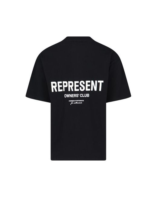 Represent Black Logo T-shirt for men