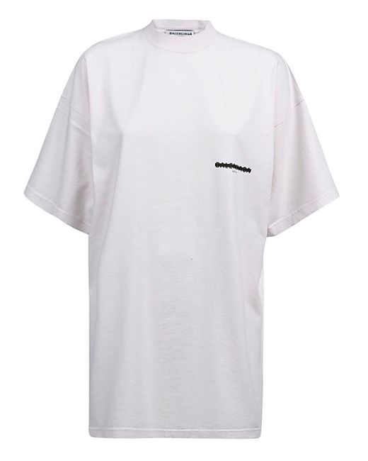 balenciaga beige t shirt