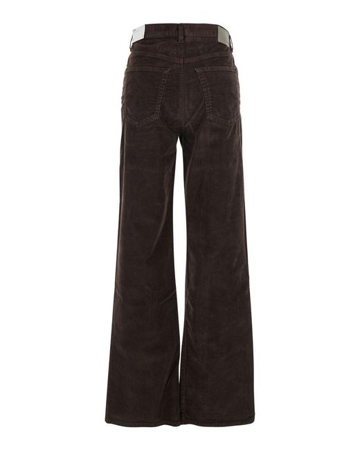 AG Jeans Black 'Kora' Jeans With Belt Loops And Logo Patch On The Rear