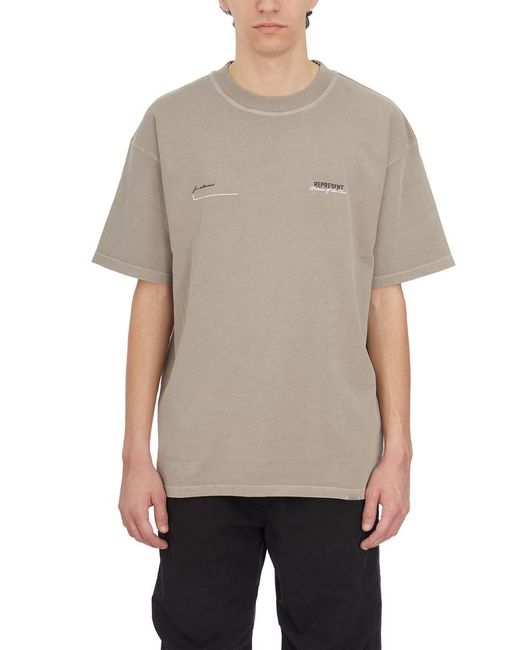Represent Gray T-Shirts & Tops for men