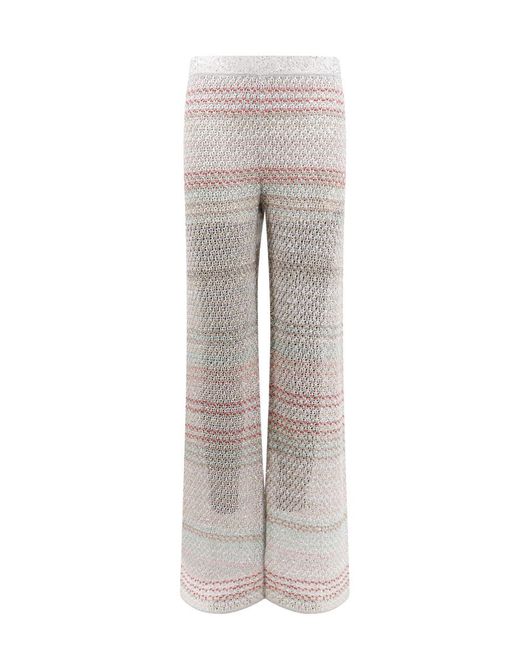 Missoni Gray Trousers With Sequin Details