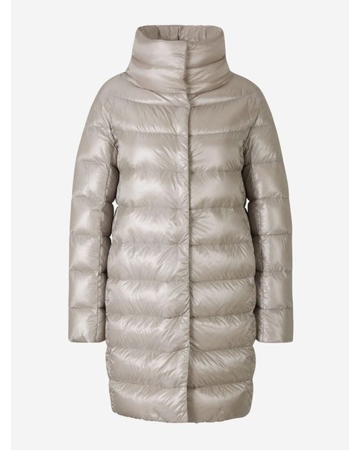 Herno Gray Dora Quilted Jacket