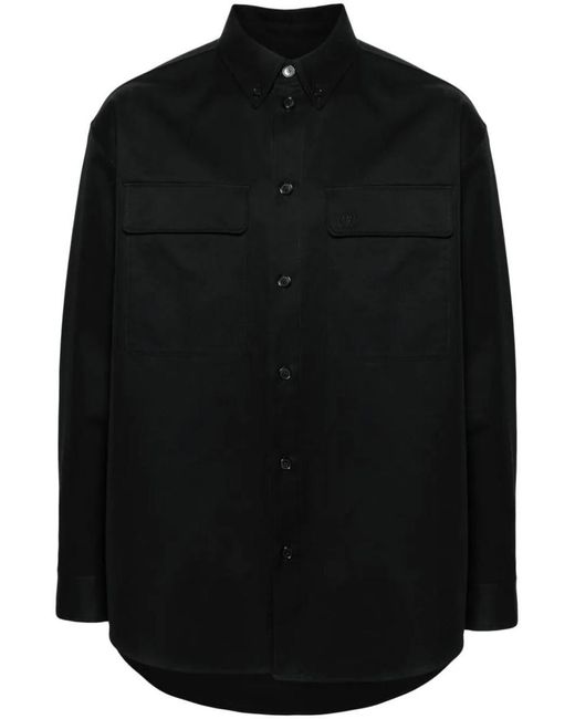 Off-White c/o Virgil Abloh Black Military Overshirt Clothing for men