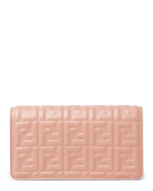 Fendi Pink "Baguette" Wallet