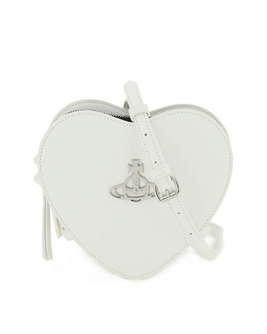 Vivienne Westwood 'louise Heart' Crossbody Bag in White Lyst Australia