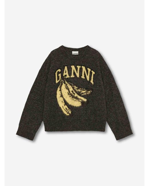 Ganni Black Knit Cardigan