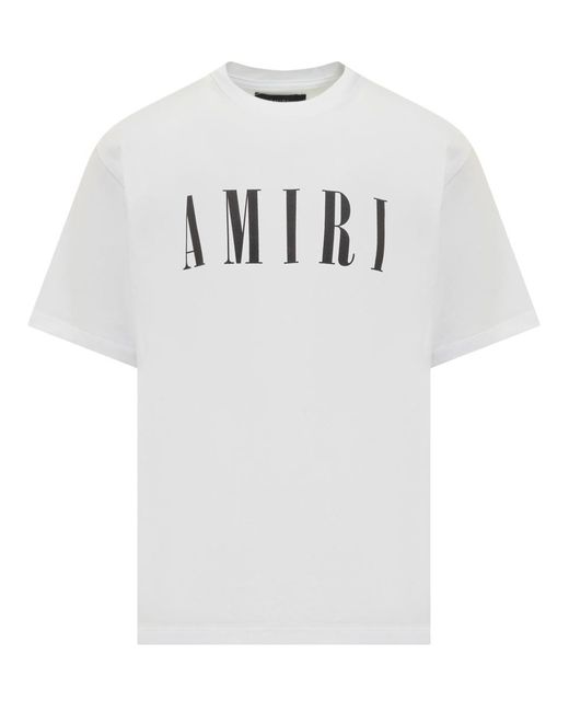 Amiri Gray T-shirt With Logo