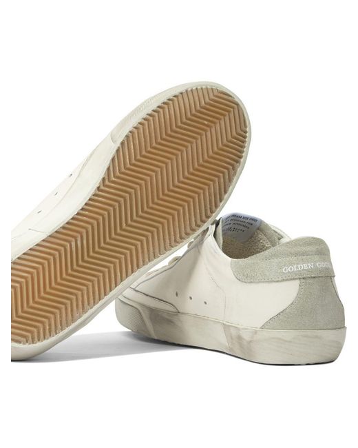 Golden Goose Deluxe Brand White "Super-Star" Sneakers for men