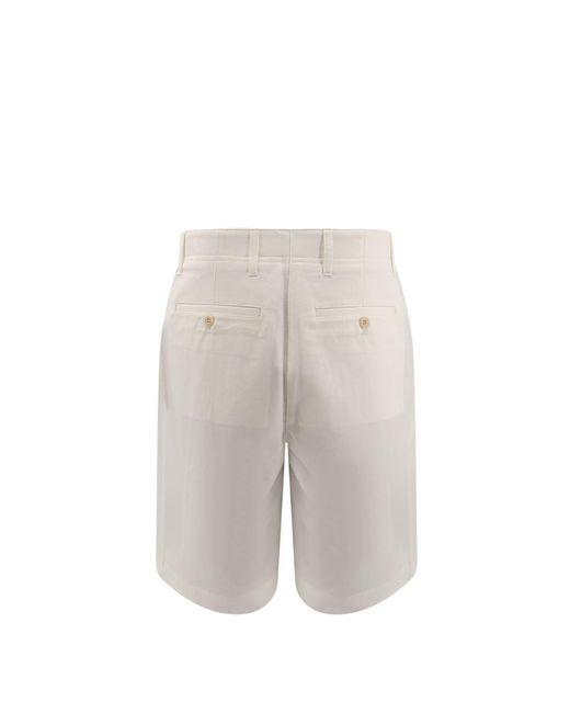 Totême  White Bermuda Shorts