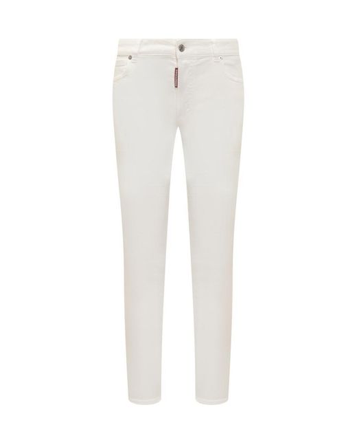DSquared² White Jeans Medium Waist TWIGGY