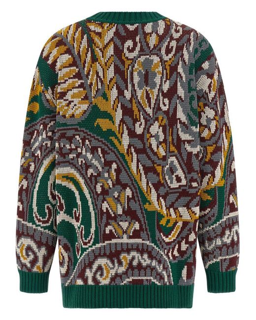 Etro Blue Wool Sweater
