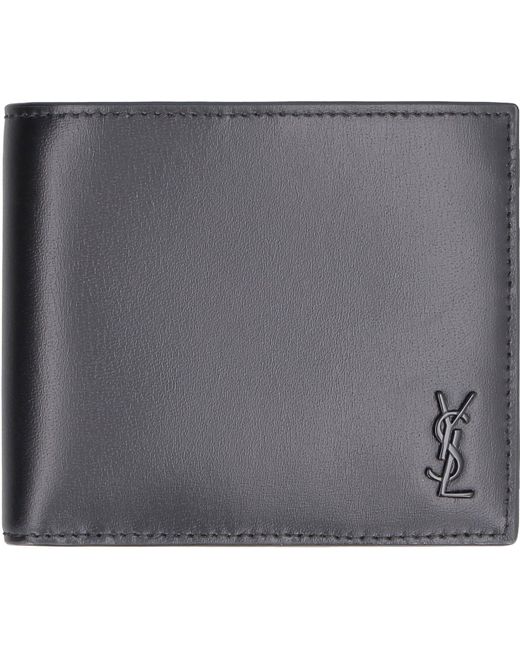 Saint Laurent East/west Wallet In Smooth Leather