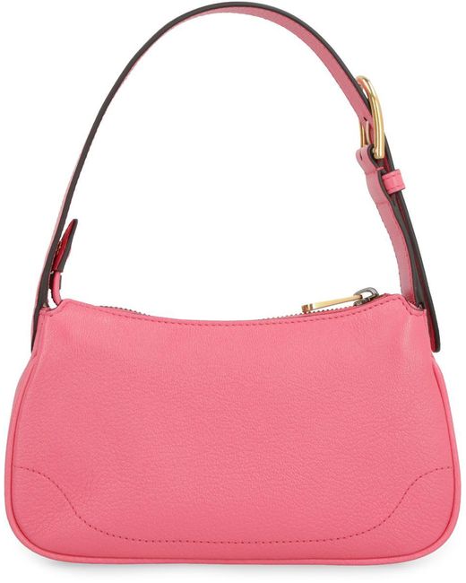 Gucci Pink Aphrodite Mini Leather Shoulder Bag