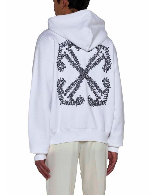 Off-White c/o Virgil Abloh Blue Off Sweaters for men