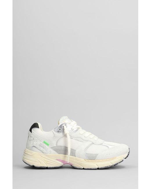Crime London White Fugitive Sneakers