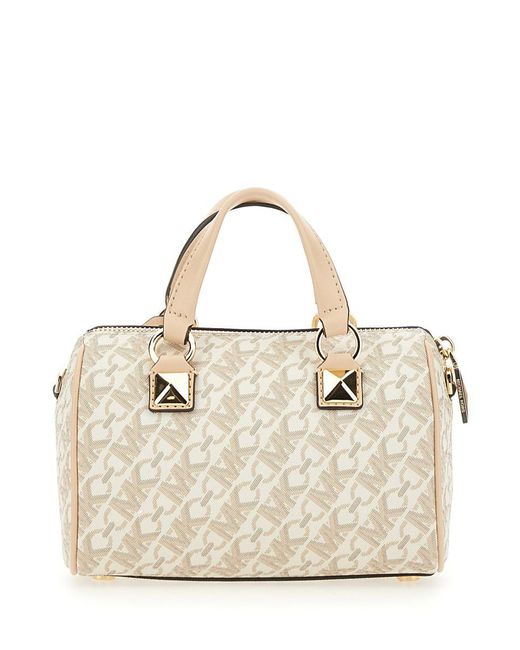 MICHAEL Michael Kors Duffle Bag "grayson" Small in Natural Lyst