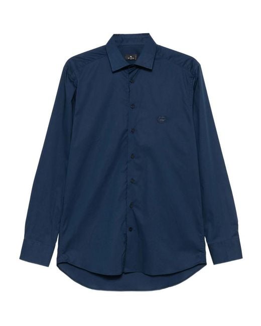 Etro Blue Roma Shirt Clothing for men