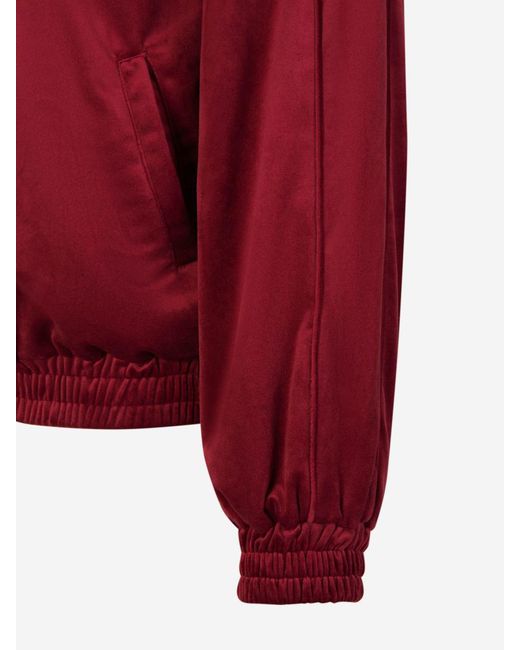Rhude Red Velvet Sports Jacket for men