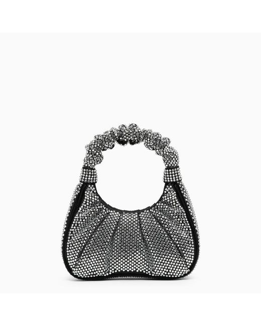 JW PEI Black Gabbi Handbag With Crystals