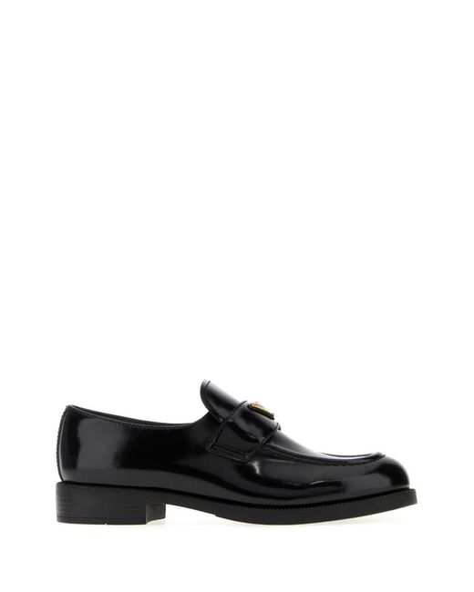 Prada Black Moccasters