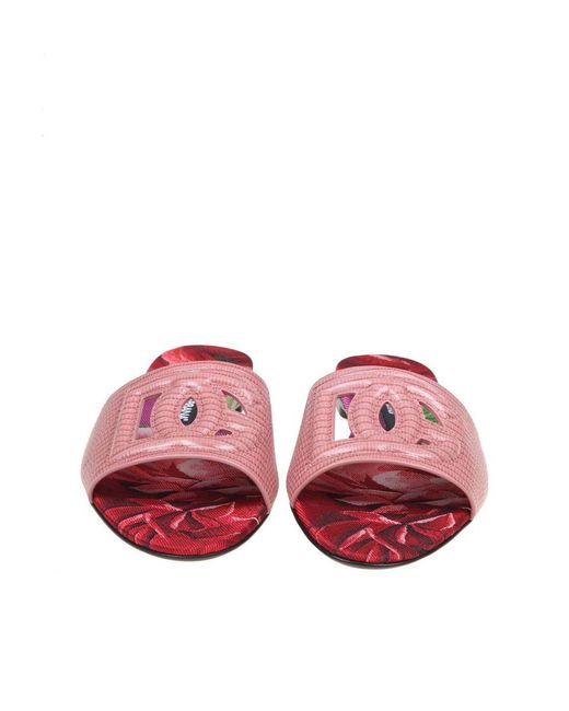Dolce & Gabbana Pink Slide