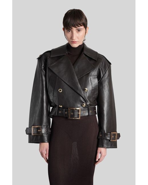 Fba Retro retroféte Biker Jacket in Black | Lyst