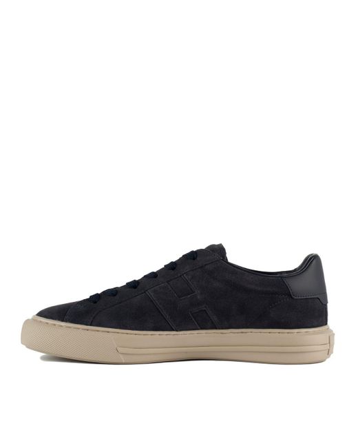Hogan Blue H691 Suede Sneakers for men