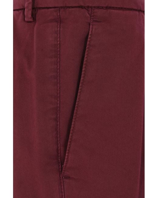 Brunello Cucinelli Red Trousers for men