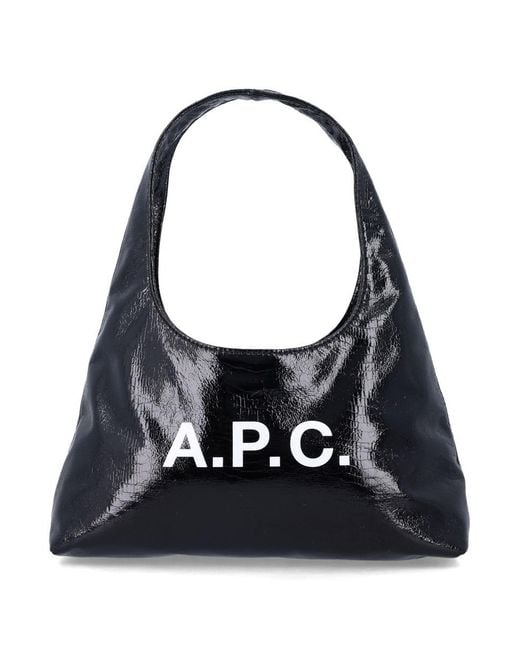 A.P.C. Black Baby Ninon Shoulder Bag