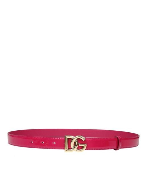 Dolce & Gabbana Pink Belt